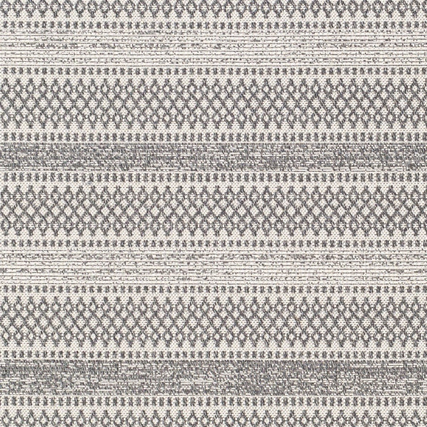 Livabliss La Casa Flatweave Cotton Runner Moroccan Geometric Pattern Hallway Entryway Rug Light Slate, Ch 6'4" x 9' LCS2309-679