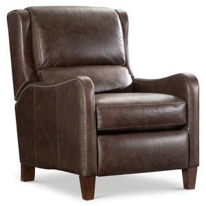 Bernhardt Bernhardt Landon Full Recline Leather Armchair with Nailhead Trim for Living Room 701RLO