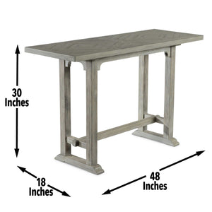 English Elm Steve Silver - Whitford - Sofa Table - Gray