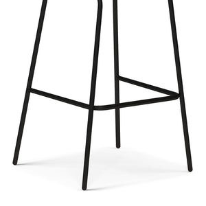 English Elm Jolie Bar Stool Set Of 2 - Stylish Camel Brown Vegan Leather For Modern Kitchens & Bars B136P158757