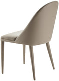 Lacey LCY-001 32"H x 19"W x 24"D, 32"H x 19"W x 24"D Dining Chair LCY-001  Upholstery: Beige; Base: Beige Surya