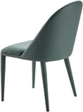 Lacey LCY-002 32"H x 19"W x 24"D, 32"H x 19"W x 24"D Dining Chair LCY-002  Upholstery: Teal; Base: Blue Surya