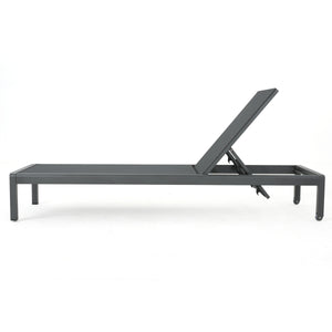 English Elm Christopher Knight Home® - Cape Coral Chaise Lounge Set Of 2 - Modern, Durable & Comfortable For Outdoor Relaxation Spaces 57592.00GRYMP2