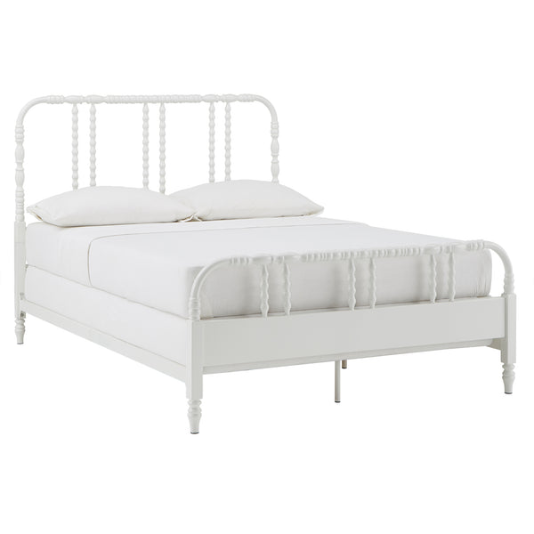 Homelegance By Top-Line Ambrose Metal Spool Bed White Metal