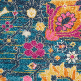 Nourison Passion PSN01 Machine Made Power-loomed No Border Indoor Only Bohemian Transitional Rug Denim, Denim 100% Polypropylene 99446002693