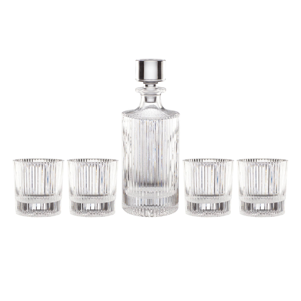 Lenox Oneida Wallingford 5 Piece Whiskey Set Clear, NO COLOR GLASS,CRYSTAL 895937