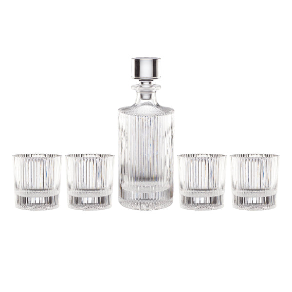 Lenox Oneida Wallingford 5 Piece Whiskey Set Clear, NO COLOR GLASS,CRYSTAL 895937