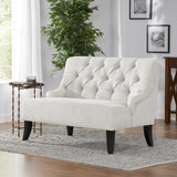 Christopher Knight Home® - Noble House - Nicole Contemporary Tufted Fabric Settee