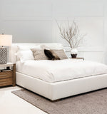 A.R.T. Furniture Stockyard California King Upholstered Bed 284127-2303 White 284127-2303