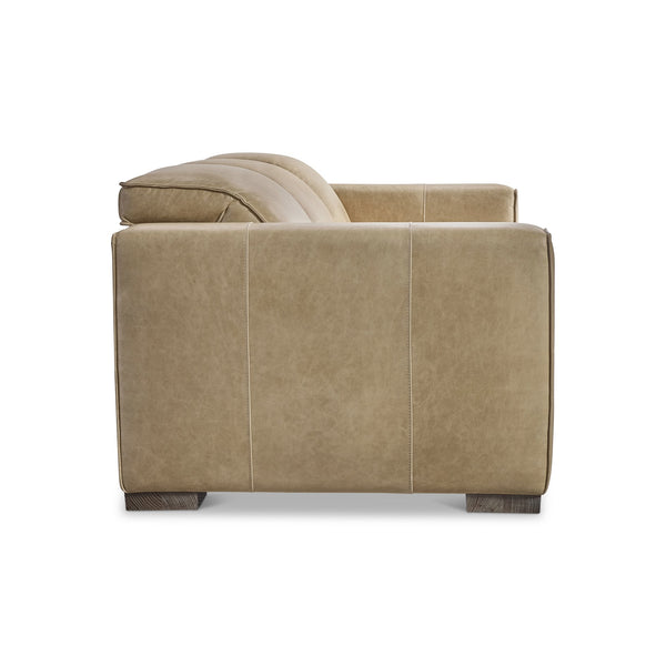 Bernhardt Bernhardt Power Reclining Leather Sofa Modern Living Room Comfort Tailored Design 407RLO