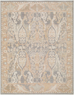 Livabliss Ladik Turkish Medallion Geometric Runner Rug Polyester Pile Hallway Entryway Accent Medium Gray, De 6' x 9' LDK2301-69