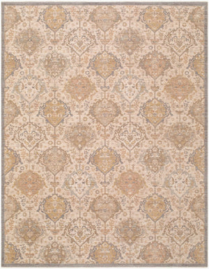 Livabliss Ladik Turkish Medallion Runner Rug Soft Polyester Pile Hallway Entryway Accent Denim, Medium G 9'10" x 13'3" LDK2308-910133