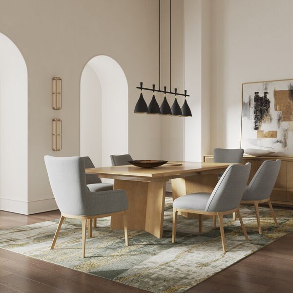 A.R.T. Furniture Loft Entertainment Console - Classic Contemporary Design With Stylish Vertically Grooved Doors Brown Material(S), Poplar,Rubberwood,Figured Maple 335422-1911