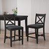 Christopher Knight Home® Farmhouse Style Counter Height Chairs with Cozy Upholstered Seats for Dining or Bar - Set of 2