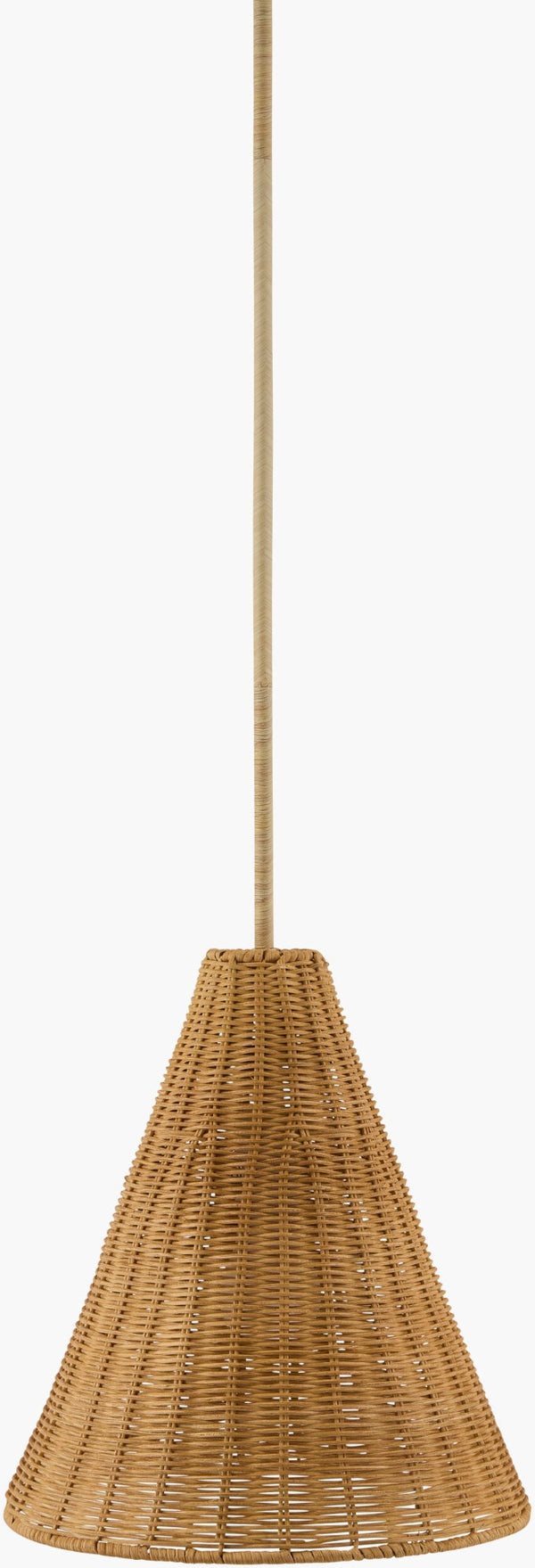 Livabliss Loudun Woven Rattan Pendant Light Farmhouse Boho Fixture Warm Diffused Glow LDN-001