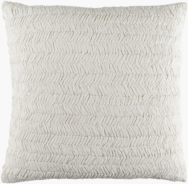 Surya Lindon Ldn-6001 Sham - Rustic Cotton & Linen Comfort For A Cozy Decor Transformation, 30-day Warranty White Cotton,Linen,Cotton,Linen Ldn6001-es2