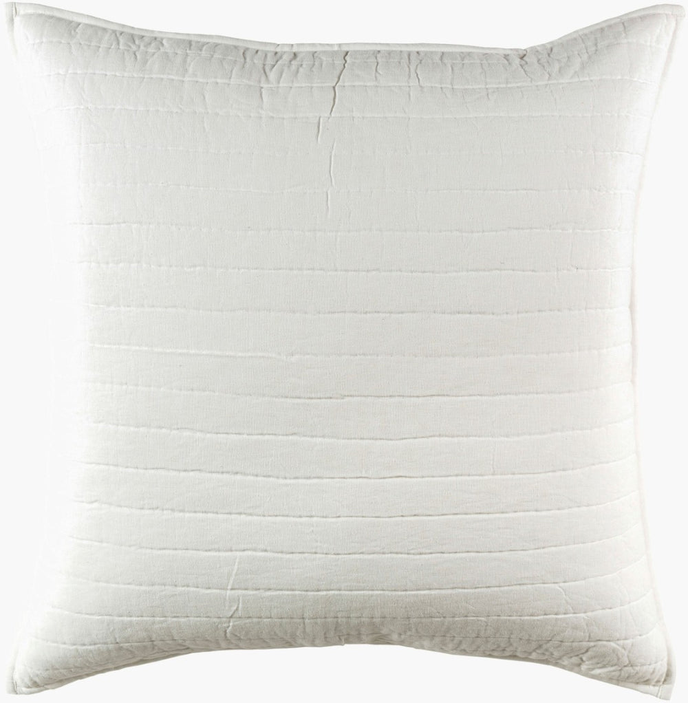 Surya Lindon Artisan Woven Cotton Linen Sham Rustic Farmhouse Bohemian Bedroom Accent LDN6001-ES