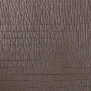 Surya Lindon 108"W X 92"L Quilt - Rustic Charm For Cozy Spaces, Durable Cotton & Linen, Envy Your Guests! Light Gray Cotton,Linen,Cotton,Linen,Cotton Ldn6002-t