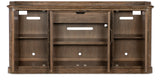 Americana Four-Door Buffet Brown Americana Collection 7050-75900-85 Hooker Furniture