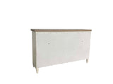 Parker House Americana Modern Bedroom 9 Drawer Dresser Cotton Poplar Solids / Birch Veneers with Oak Top BAME#21689-COT