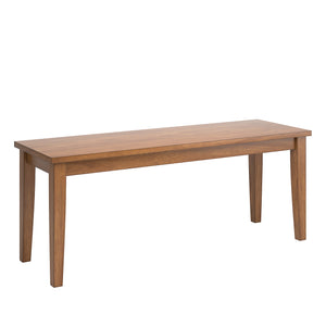 Homelegance By Top-Line Lorren Wood Dining Bench Natural Rubberwood