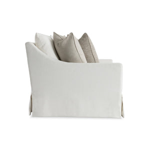 Bernhardt Bernhardt Grace Tailored Fabric Sofa with Down Blend Cushions and Skirted Base P5017D