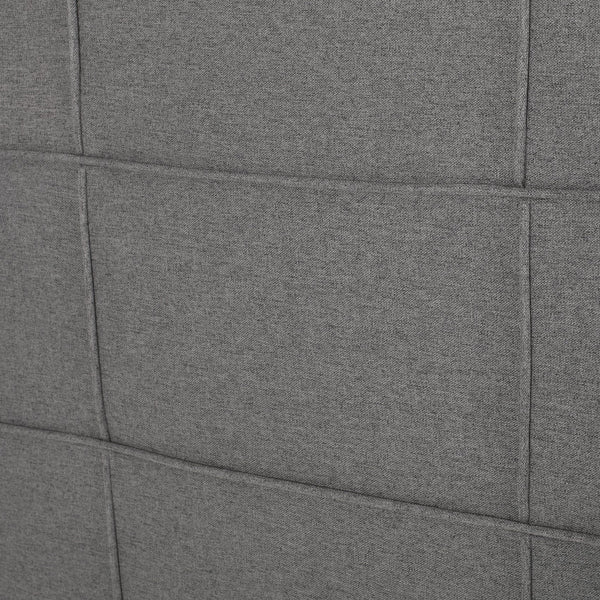 English Elm Christopher Knight Home® - King Linen Upholstered Headboard with Tufted Waffle Stitch, Piped Edges & Adjustable Height, 81" Charcoal grey 66869.00CHARGRY