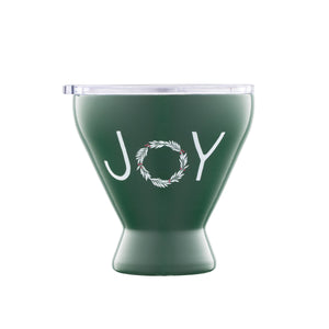 Lenox Cambridge 11 Oz Red & Green Insulated Cocktail Tumblers, Set of 2 NO COLOR METAL EP121BLKGNCB2D