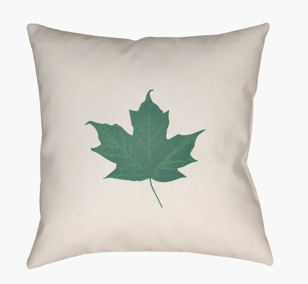 Livabliss Maple Woven Polyester Square Throw Pillow Neutral Texture for Sofa or Bedroom Decor LEF003-1818