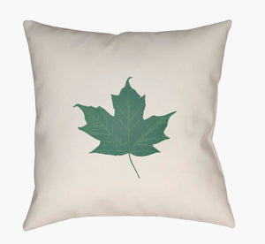 Livabliss Maple Woven Polyester Square Throw Pillow Neutral Texture for Sofa or Bedroom Decor LEF003-1818
