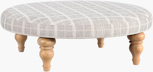 Surya Leia Oversized Square Ottoman Low Profile Foam Seating for Modern Living Rooms LEIA002-174848