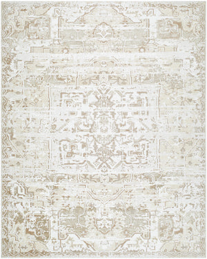 Lille LEL-2300 9' x 12' Handmade Rug LEL2300-912  Light Silver, Ash, Off-White, Slate Grey Taupe, Pearl Surya