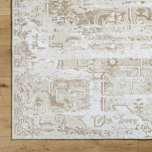 Lille LEL-2300 9' x 12' Handmade Rug LEL2300-912  Light Silver, Ash, Off-White, Slate Grey Taupe, Pearl Surya