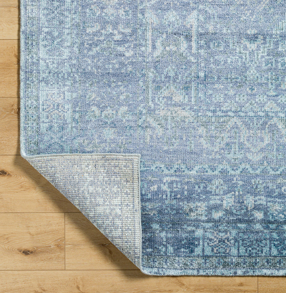 Lille LEL-2301 9' x 12' Handmade Rug LEL2301-912  Slate, Metallic - Silver, Light Silver Surya