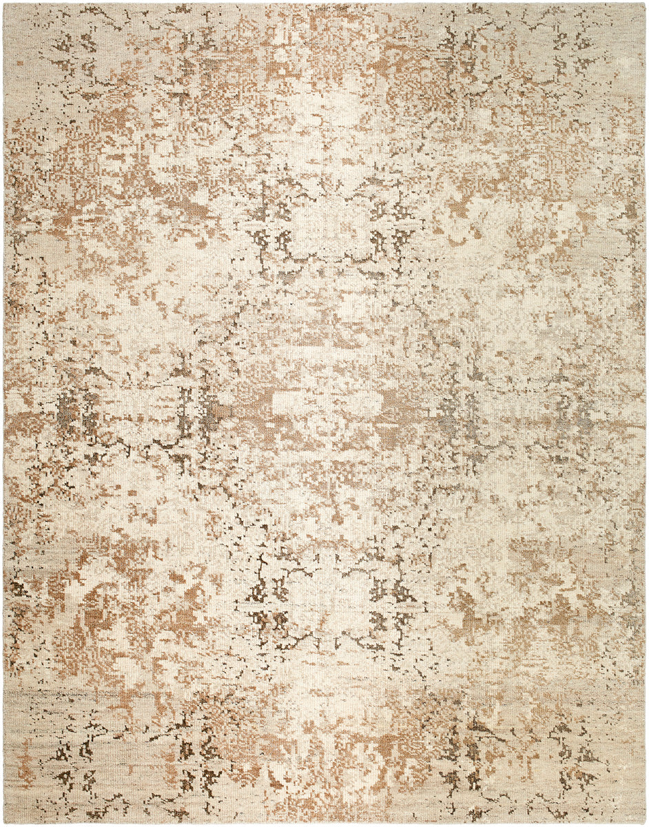 Lille LEL-2302 9' x 12' Handmade Rug LEL2302-912  Pearl, Natural, Khaki, Sage Surya