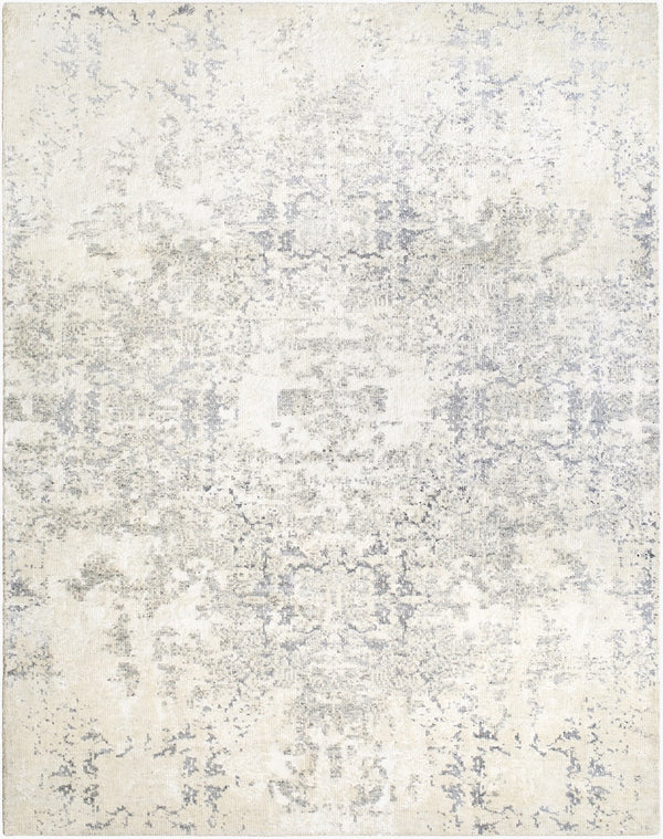 Surya Lille Handmade 2' X 3' Luxurious Viscose Rug - Timeless Elegance For Living Room Or Bedroom Décor Ivory Viscose,Wool,Linen Lel2303-23