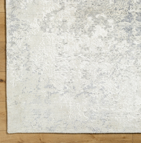 Lille LEL-2303 9' x 12' Handmade Rug LEL2303-912  Light Grey, Slate Grey Taupe, Metallic - Silver Surya