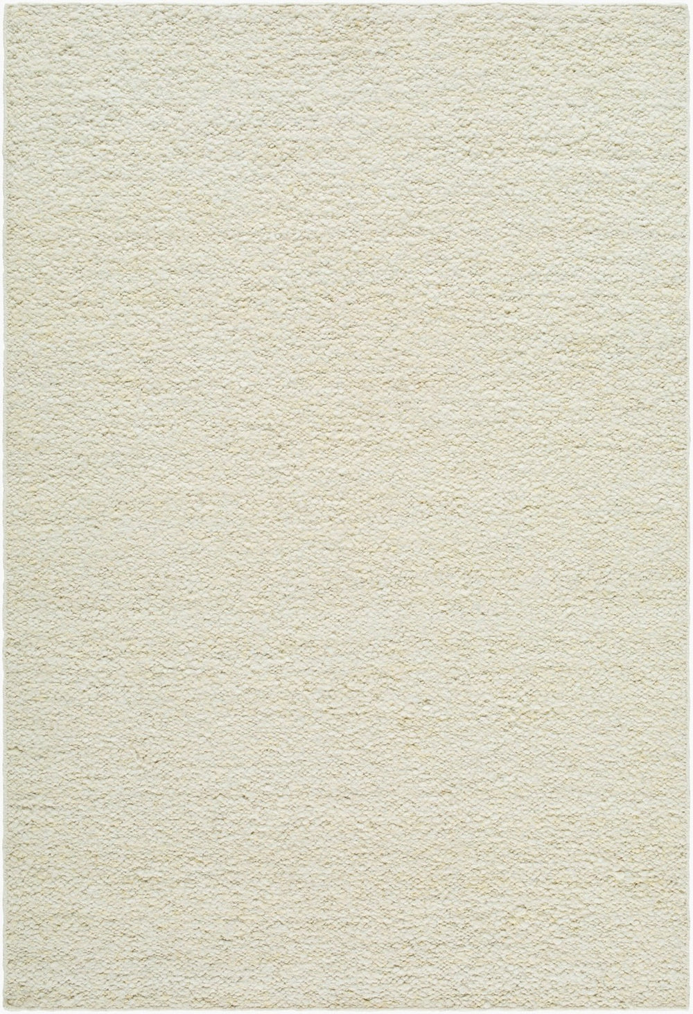 Livabliss Leman Handwoven Wool Area Rug Bohemian Global Pattern for Entryway or Bedside Accent Ivory, Cream 6'7" x 9'10" LEN2301-67910