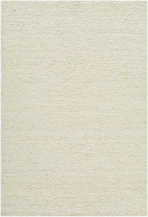 Livabliss Leman Handwoven Wool Area Rug Bohemian Global Pattern for Entryway or Bedside Accent Ivory, Cream 6'7" x 9'10" LEN2301-67910