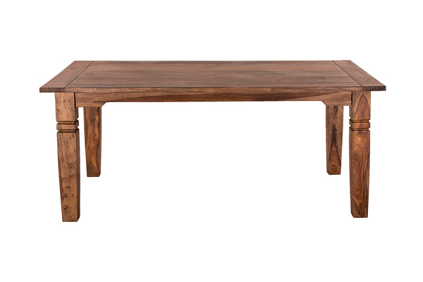 Porter Designs Porter Taos Solid Sheesham Wood 72" Dining Table With Handcrafted Design & Timeless Character Brown Wood 07-196-01-9015h