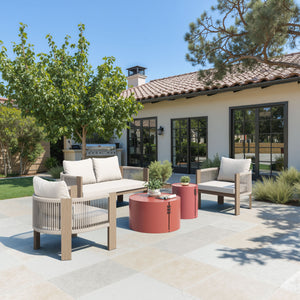 Zuo Modern Rebel Sofa Beige - Modern Elegance With Durable Aluminum Frame & Chic Olefin Fabric For Any Space Beige 100% Olefin,Aluminum,100% Polyester 704127-zuo-modern