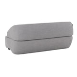 VIG Furniture Divani Casa Lerner - Modern Light Grey Fabric Sofa Bed VGKK-KF.8130-CLOUD