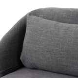 VIG Furniture Divani Casa Lerner - Modern Dark Grey Fabric Sofa Bed VGKK-KF.8130-SLATE