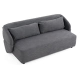 VIG Furniture Divani Casa Lerner - Modern Dark Grey Fabric Sofa Bed VGKK-KF.8130-SLATE