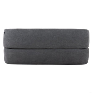 VIG Furniture Divani Casa Lerner - Modern Dark Grey Fabric Sofa Bed VGKK-KF.8130-SLATE