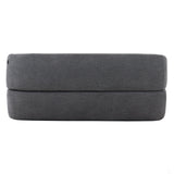 VIG Furniture Divani Casa Lerner - Modern Dark Grey Fabric Sofa Bed VGKK-KF.8130-SLATE