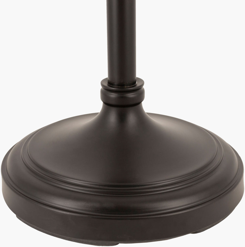 Surya Letty Modern 67" Accent Floor Lamp – Stylish, Handcrafted Design To Revitalize Your Home Decor Space Body, Black,Base, Black Iron,Iron,Polyester,Polyester,Iron Let-001