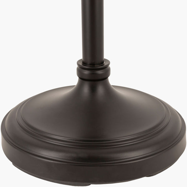 Surya Letty Modern 67" Accent Floor Lamp – Stylish, Handcrafted Design To Revitalize Your Home Decor Space Body, Black,Base, Black Iron,Iron,Polyester,Polyester,Iron Let-001