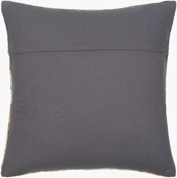 Surya Lewis 14"X22" Lumbar Pillow - Modern Woven Design For Timeless Decor Charm & Durability, India-made Medium Brown Viscose,Modal,Cotton Lew001-1422