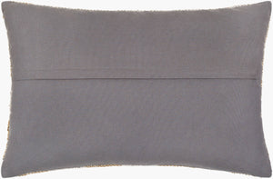 Surya Lewis 14"X22" Lumbar Pillow - Modern Woven Design For Timeless Decor Charm & Durability, India-made Medium Brown Viscose,Modal,Cotton Lew001-1422